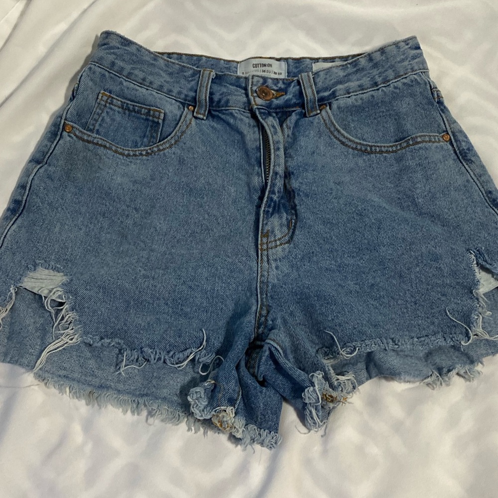 Cotton on denim shorts